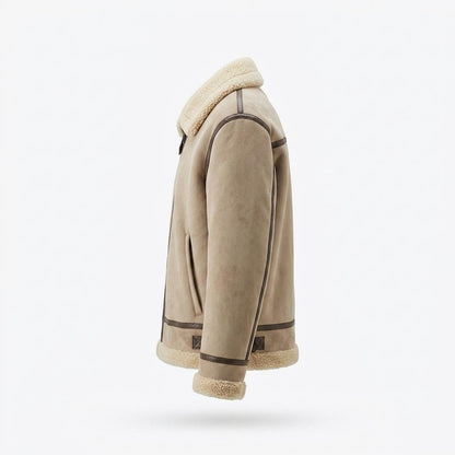 Gentleman Code - Nabok | Gefütterte Zweifarbige Wildleder-Jacke Unisex