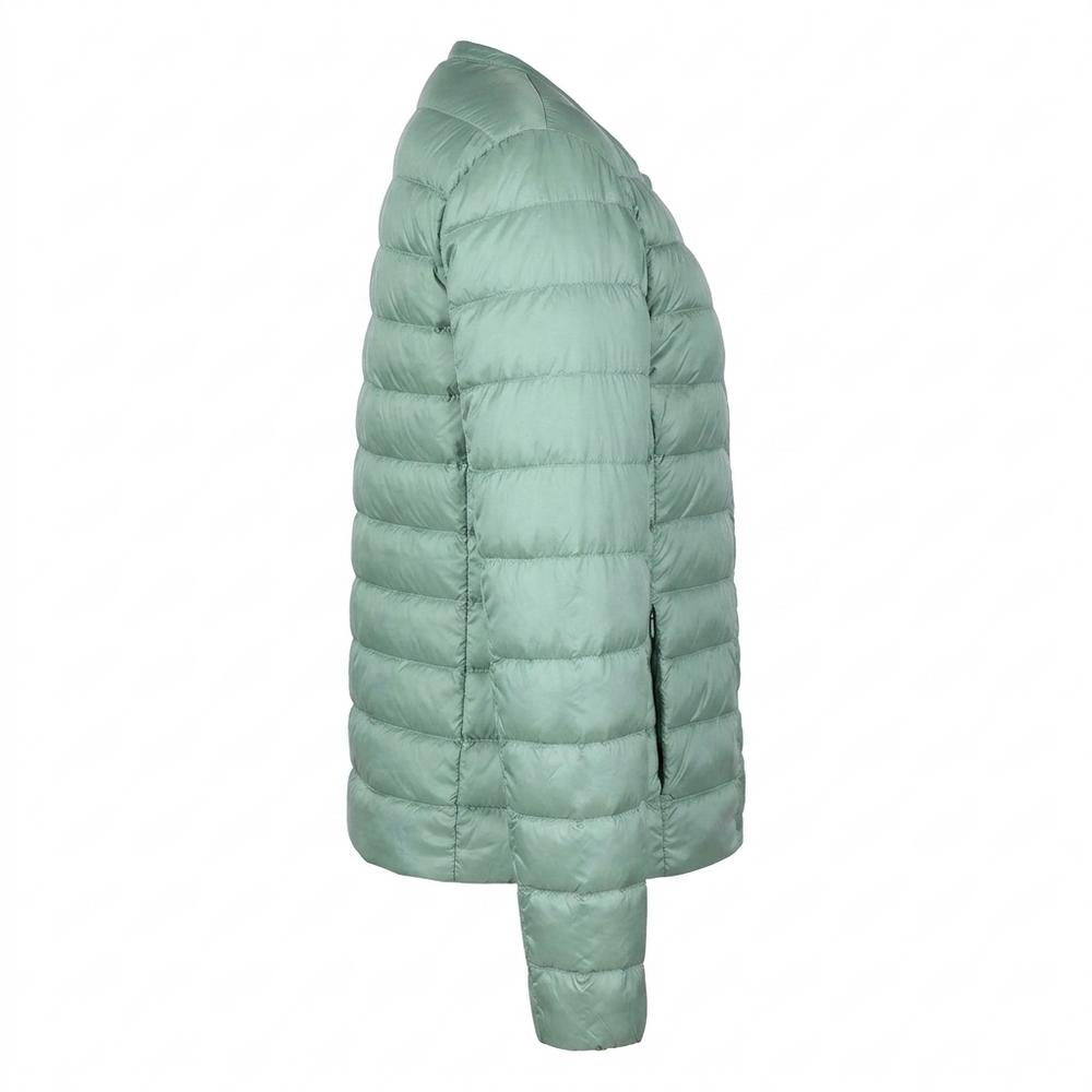 Nobleman Code - Eonuv | Gesteppte Kragenlose Jacke Damen