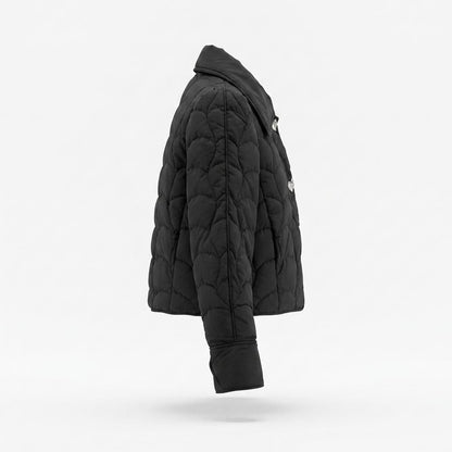 Gentleman Code - Dogam | Gesteppt Geknöpft Jacke Damen