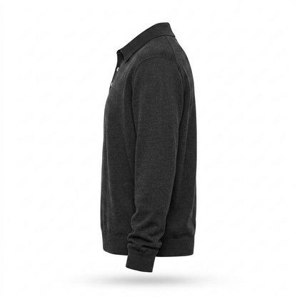 Nobleman Code - Earat | Langärmlig Geknöpft Pullover Herren