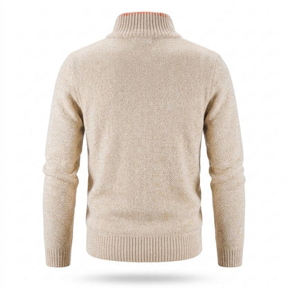 Nobleman Code - Likis | Strukturiert Gefüttert Strickjacke Herren