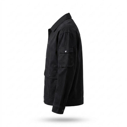 Nobleman Code - Rizem | Geknöpfte Vieltaschige Jacke Herren