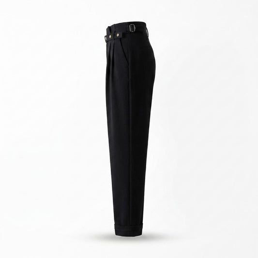 Nobleman Code - Yabur | Gegürtete Plissierte Hose Damen