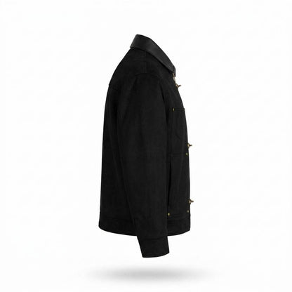 Gentleman Code - Loben | Nietenbesetzt Strukturiert Jacke Herren