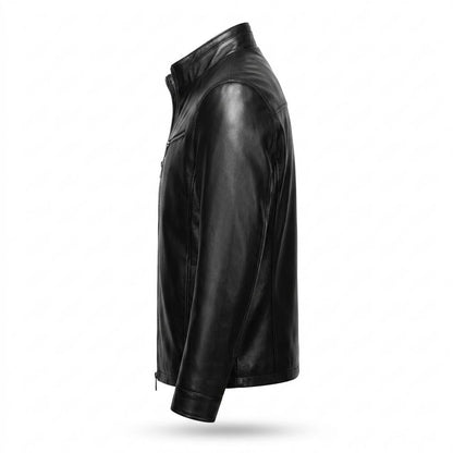 Gentleman Code - Vasov | Gefüttert Gesteppt Lederjacke Herren