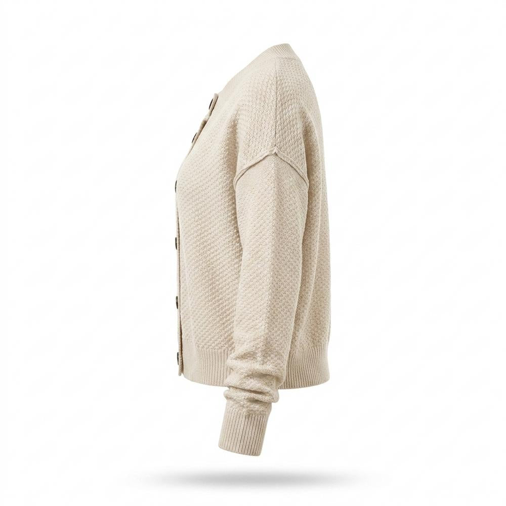 Nobleman Code - Sonot | Strukturiert Geknöpft Cardigan Damen
