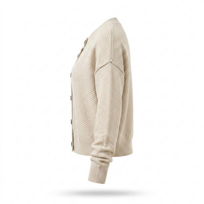 Nobleman Code - Sonot | Strukturiert Geknöpft Cardigan Damen