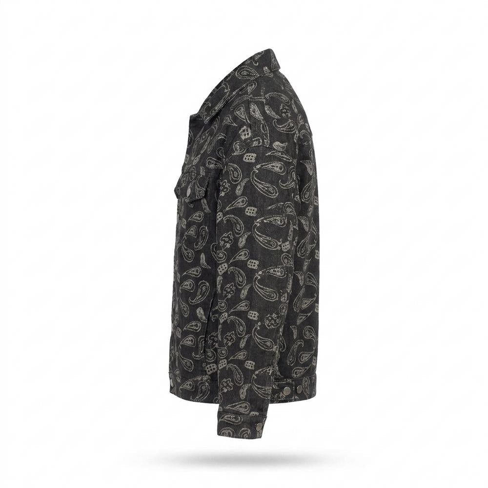 Gentleman Code - Vusan | Gemusterte Langärmlige Jacke Unisex