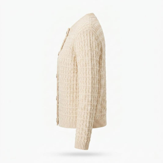 Gentleman Code - Eelun | Strukturiert Geknöpft Cardigan Damen