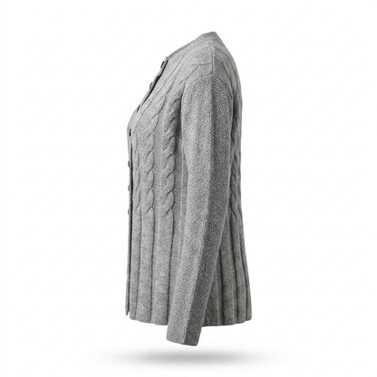 Nobleman Code - Milol | Taillierter Gestrickter Cardigan Damen