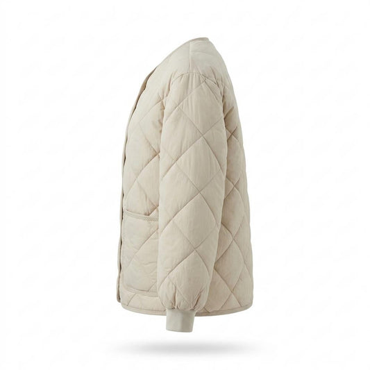 Nobleman Code - Yaged | Gesteppt Kragenlos Jacke Damen