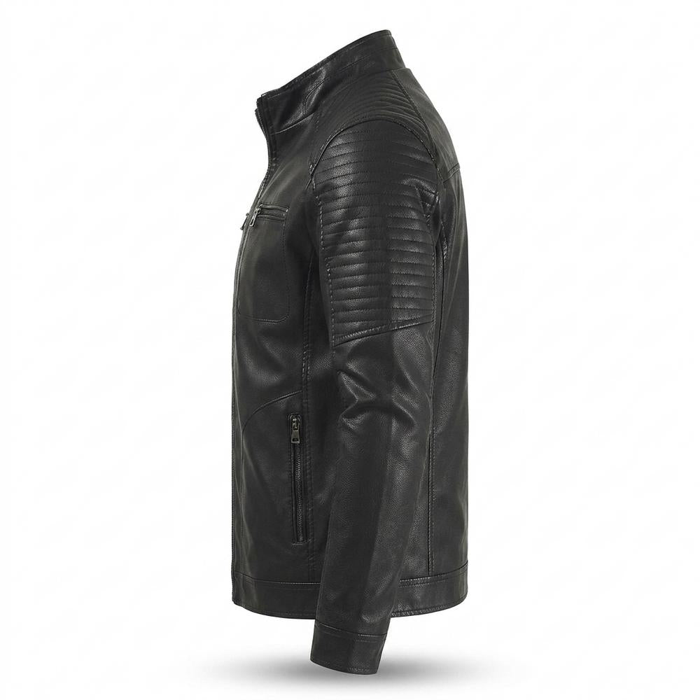 Nobleman Code - Kamar | Gefüttert Gesteppt Lederjacke Herren