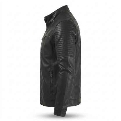 Nobleman Code - Kamar | Gefüttert Gesteppt Lederjacke Herren