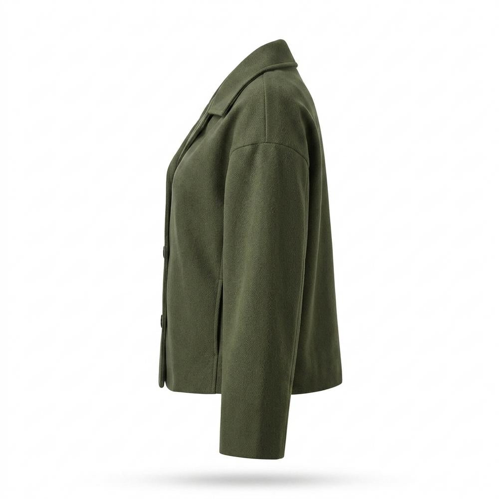 Gentleman Code - Aozan | Kastige Geknöpfte Jacke Damen