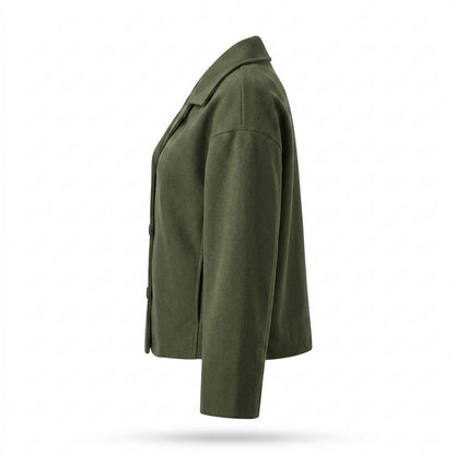 Gentleman Code - Aozan | Kastige Geknöpfte Jacke Damen