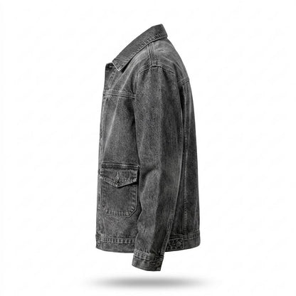 Gentleman Code - Savek | Geknöpft Gewaschen Jacke Herren
