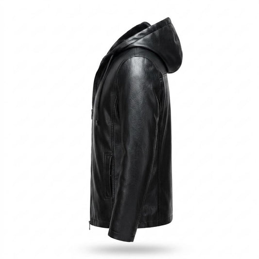 Nobleman Code - Eipon | Gefüttert Wärmend Lederjacke Herren