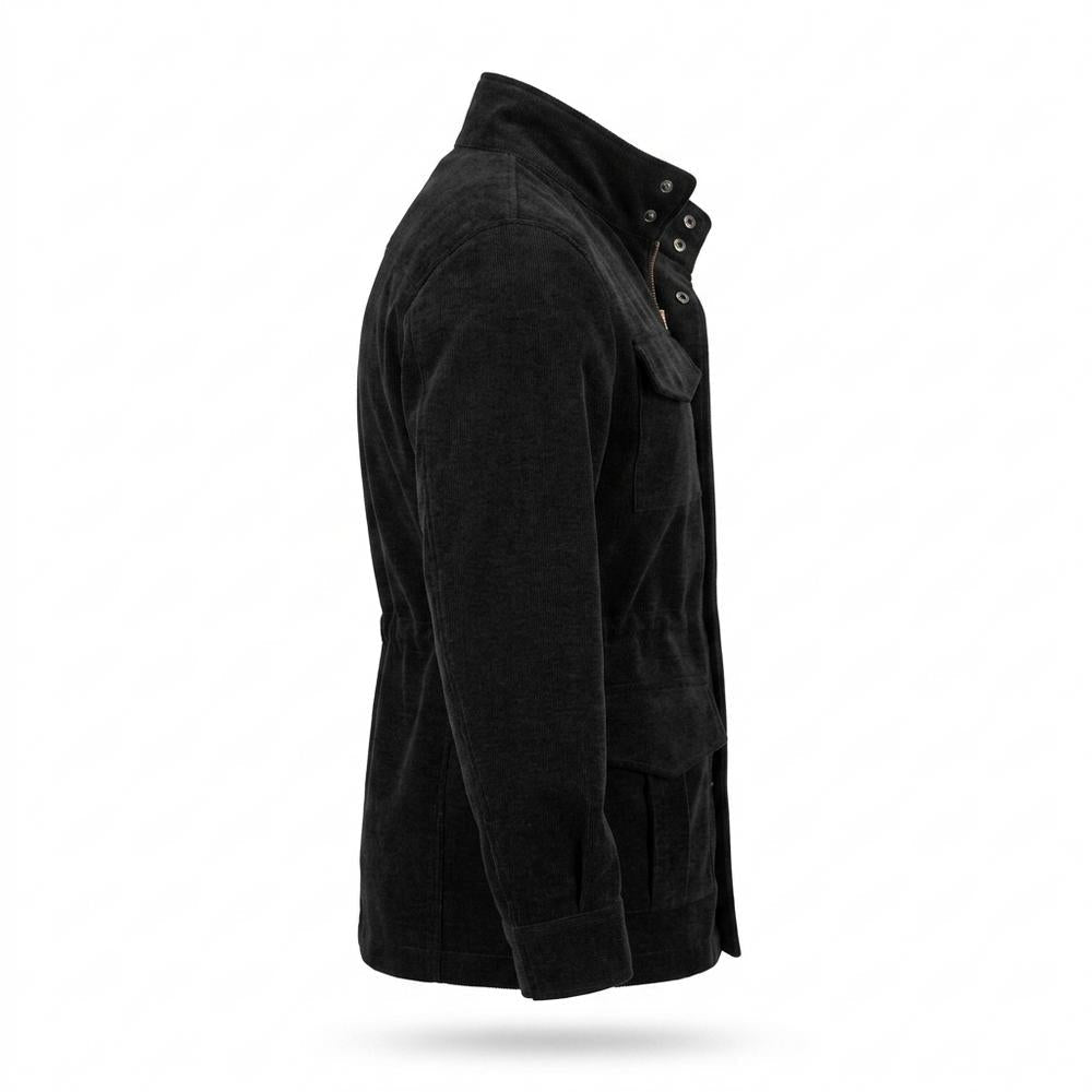 Gentleman Code - Eeniv | Hochschlossen Velourartig Wildleder-Jacke Herren