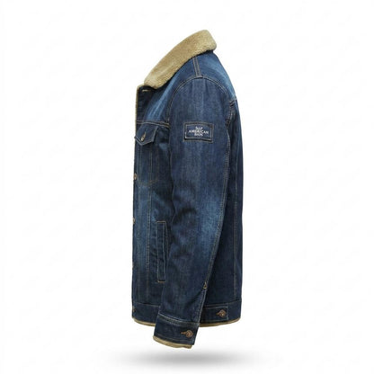 Gentleman Code - Yufak | Gefütterte Jeans Jacke Herren