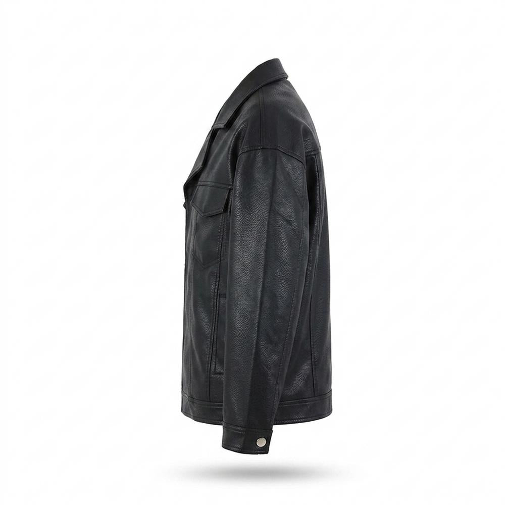 Gentleman Code - Kofok | Kastig Gekörnt Lederjacke Unisex