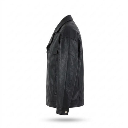 Gentleman Code - Kofok | Kastig Gekörnt Lederjacke Unisex