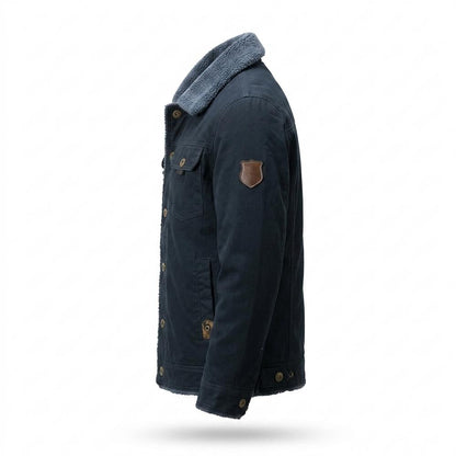 Gentleman Code - Aedit | Gefüttert Geknöpft Jacke Herren