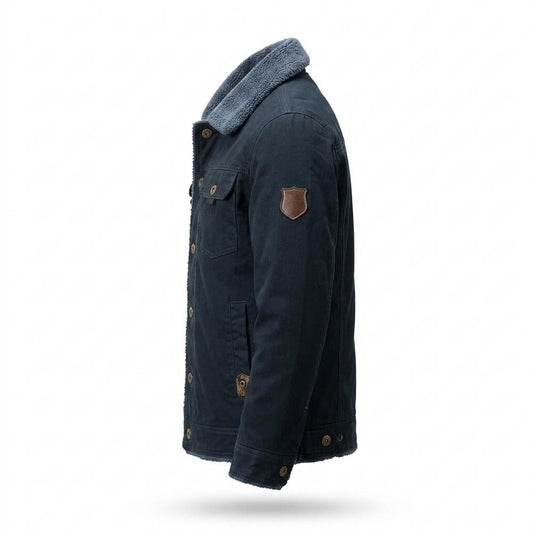 Gentleman Code - Aedit | Gefüttert Geknöpft Jacke Herren