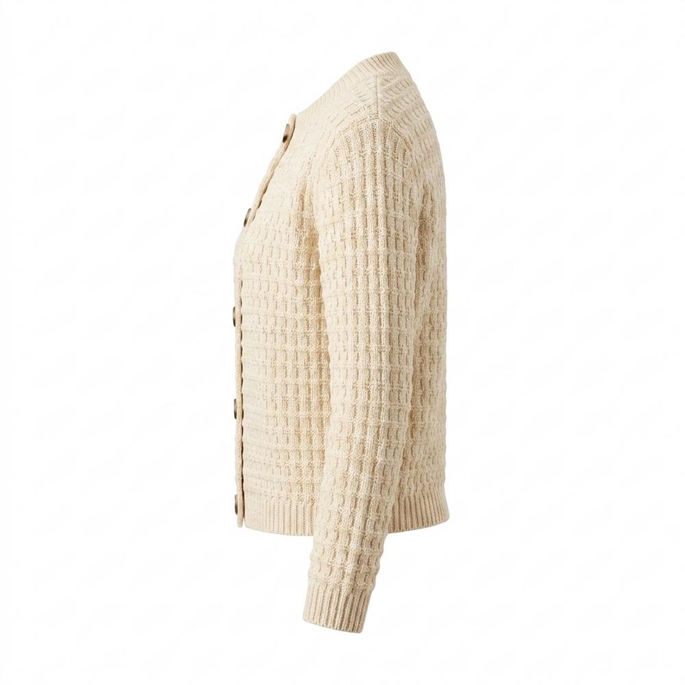 Nobleman Code - Cagum | Strukturierter Langärmliger Cardigan Damen