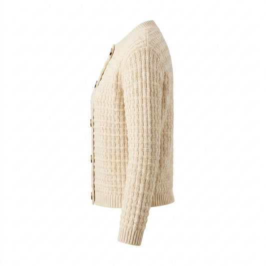 Gentleman Code - Cagum | Strukturierter Langärmliger Cardigan Damen