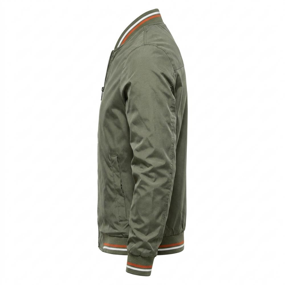 Gentleman Code - Aohed | Gestreifte Gefütterte Jacke Herren