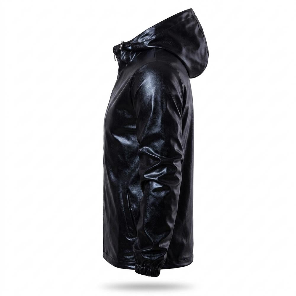 Gentleman Code - Eesas | Beschichtet Gefüttert Lederjacke Herren