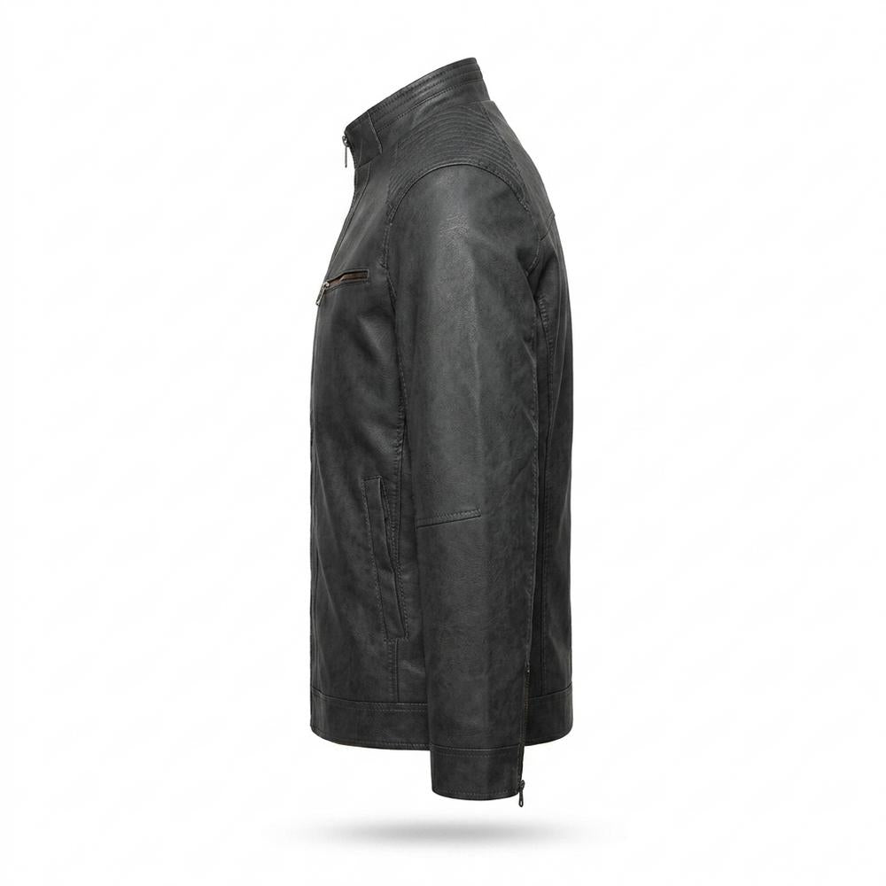 Gentleman Code - Aanum | Gefüttert Gesteppt Lederjacke Herren