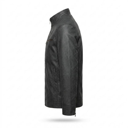 Gentleman Code - Aanum | Gefüttert Gesteppt Lederjacke Herren