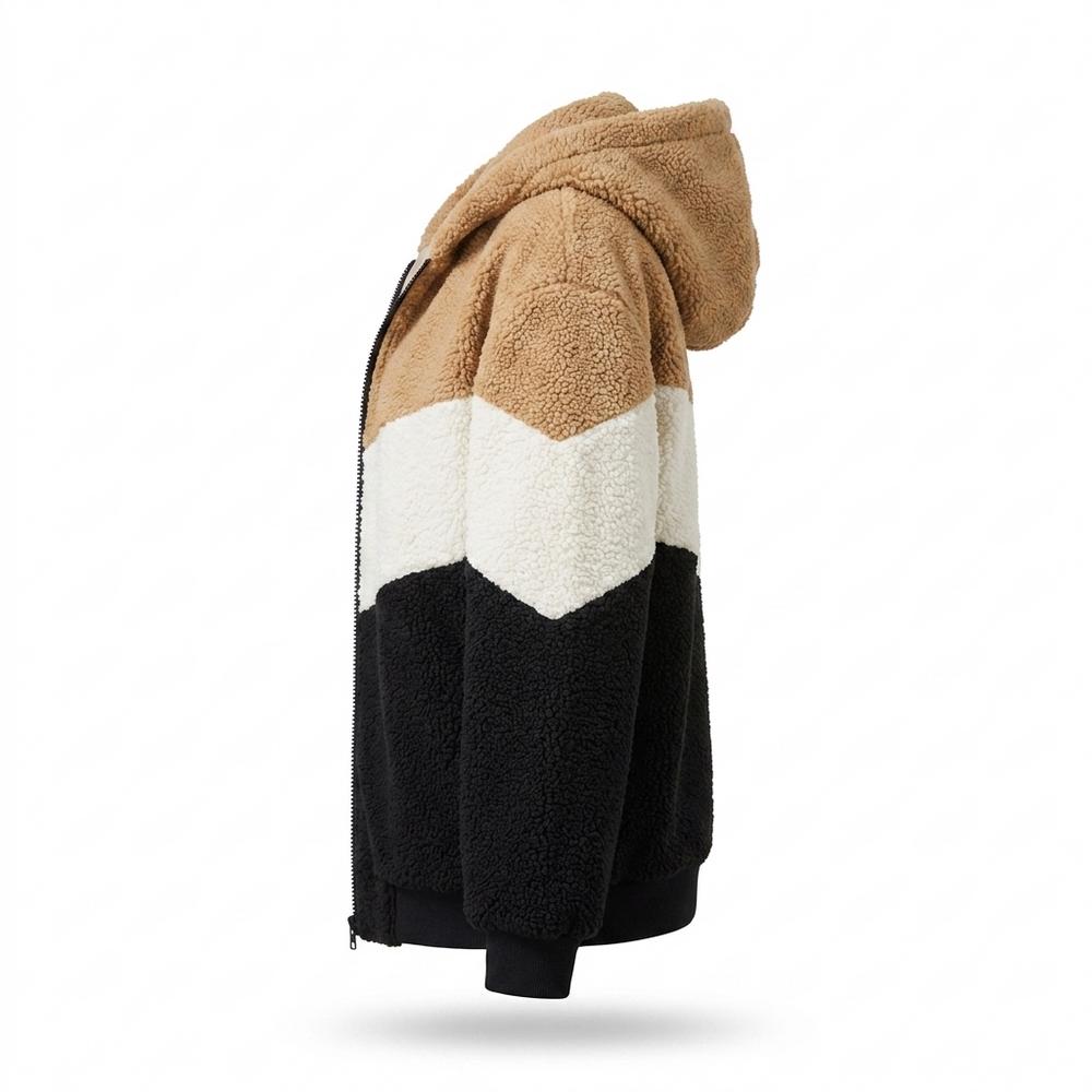 Nobleman Code - Sutur | Gefütterte Mehrfarbige Jacke Damen