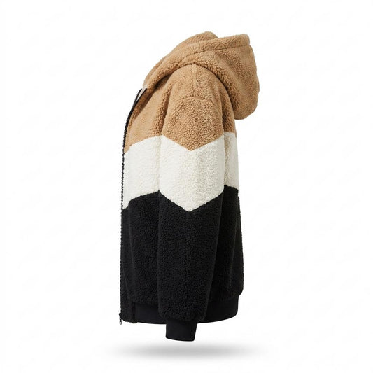 Nobleman Code - Sutur | Gefütterte Mehrfarbige Jacke Damen