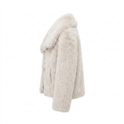 Nobleman Code - Taher | Flauschig Kurzgeschnitten Jacke Damen