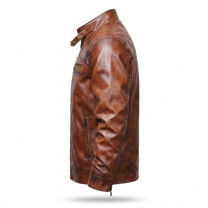 Nobleman Code - Kehot | Gesteppt Gefüttert Lederjacke Herren