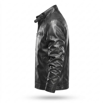 Gentleman Code - Mevad | Gesteppt Gefüttert Lederjacke Herren