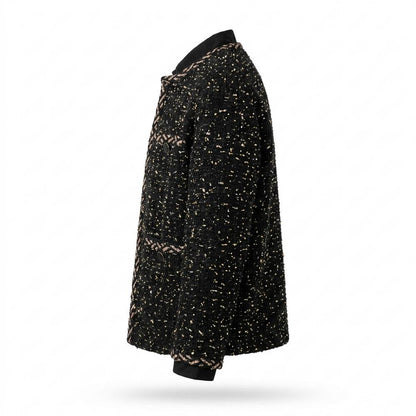 Gentleman Code - Netes | Strukturiert Kragenlos Jacke Damen