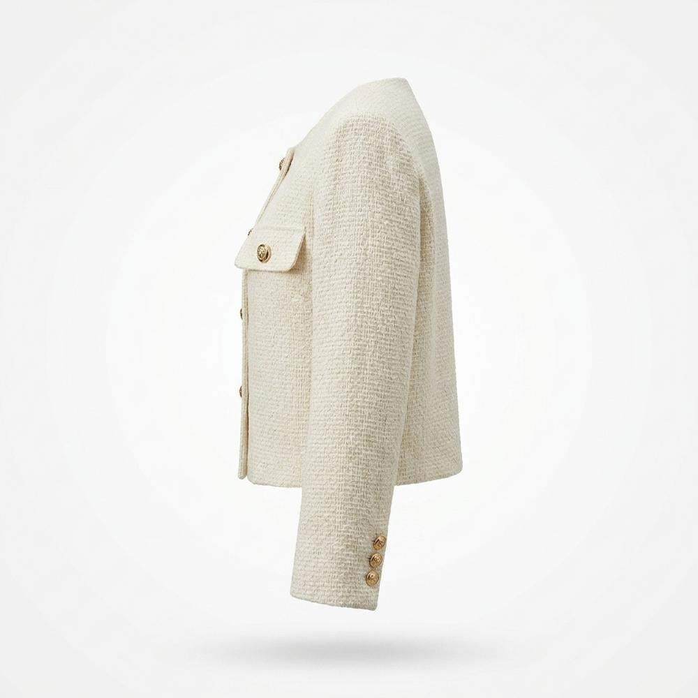 Nobleman Code - Lihul | Strukturiert Kurzgeschnitten Jacke Damen