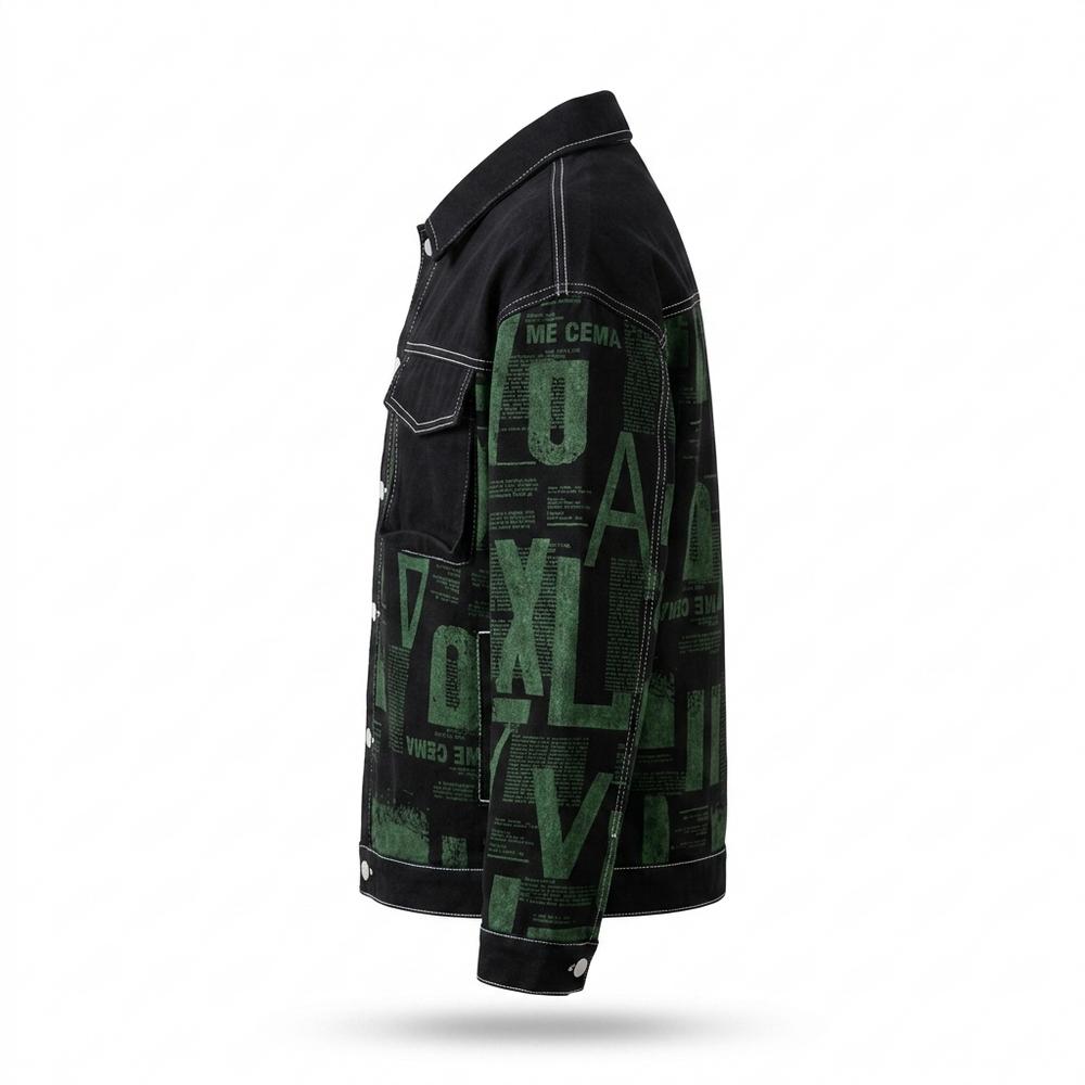 Nobleman Code - Vosor | Bedruckt Kontrastgesteppt Jacke Unisex