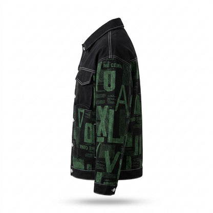 Nobleman Code - Vosor | Bedruckt Kontrastgesteppt Jacke Unisex
