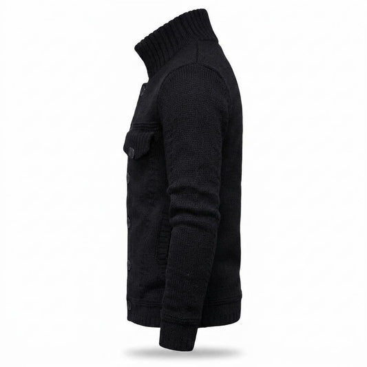 Nobleman Code - Tolod | Strukturiert Geknöpft Strickjacke Herren