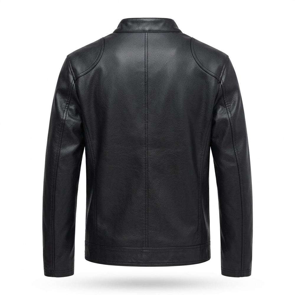 Gentleman Code - Tiral | Gefütterte Taillierte Lederjacke Herren