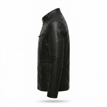 Gentleman Code - Lupot | Gesteppt Tailliert Lederjacke Herren