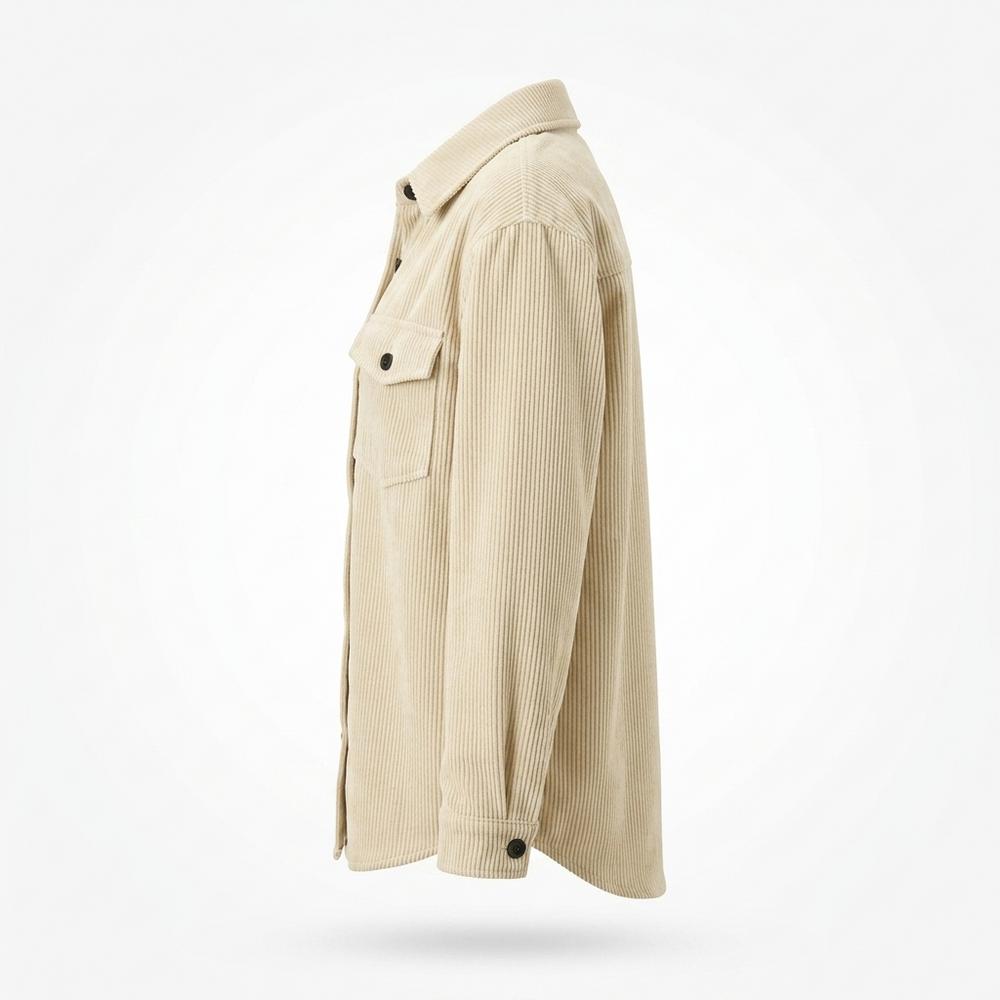 Gentleman Code - Rabod | Geknöpfte Cord Jacke Damen