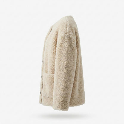 Gentleman Code - Seben | Strukturiert Geknöpft Jacke Damen