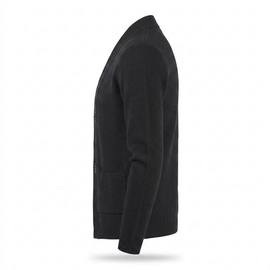 Nobleman Code - Ronuk | Strukturiert Geknöpft Cardigan Herren