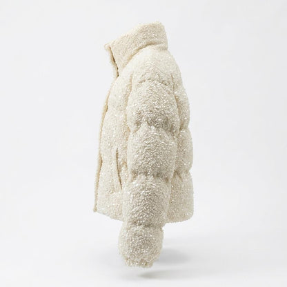 Gentleman Code - Eihal | Paillettenbesetzt Wattiert Jacke Damen