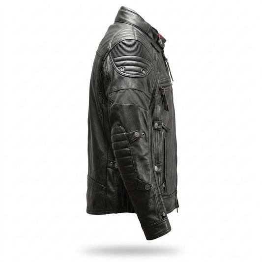 Nobleman Code - Zomes | Gepolstert Funktional Lederjacke Herren